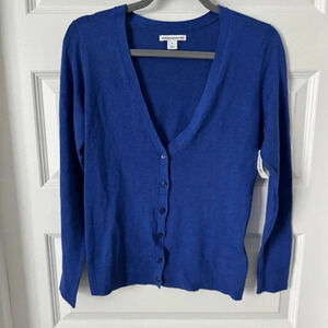 Amazon Essentials Women's XS, Lightweight V-Neck Cardigan Sweater, Blue